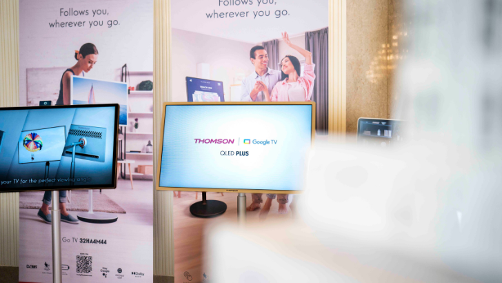 THOMSON apresenta televisores, monitores e projetores para 2025