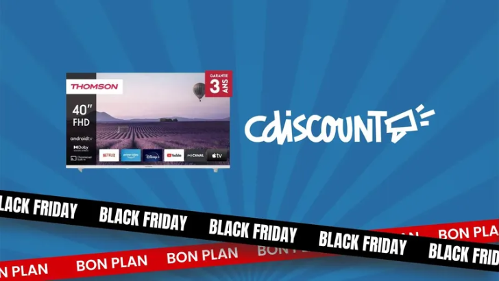 Cette smart TV THOMSON est vendue à moins de 200 euros sur Cdiscount pendant le Black Month