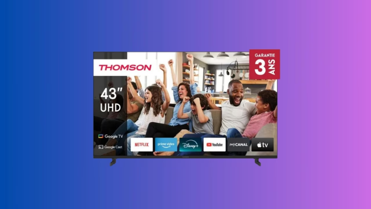 En promo, cette smart TV THOMSON moderne cartonne chez Cdiscount