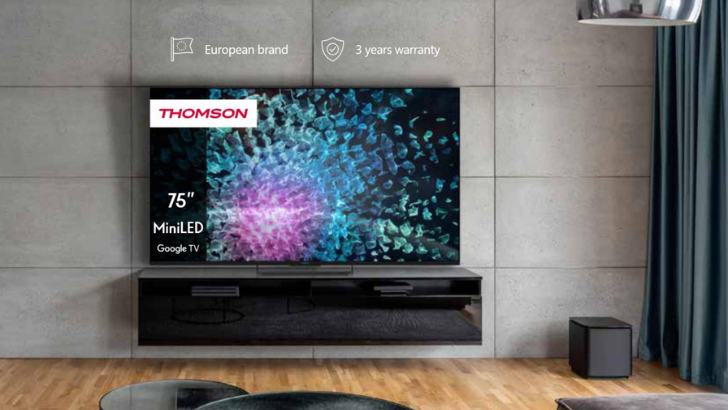 THOMSON presenta su nueva gama MiniLED Google TV con tecnología avanzada y diseño premium
