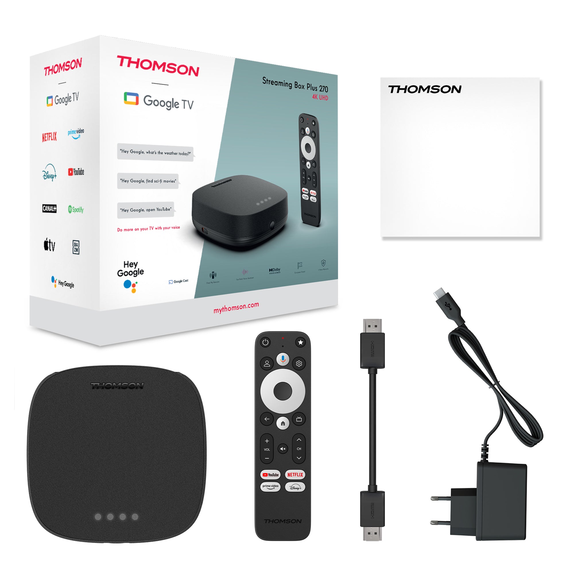 Google TV Streaming Box Plus 270 (4K)