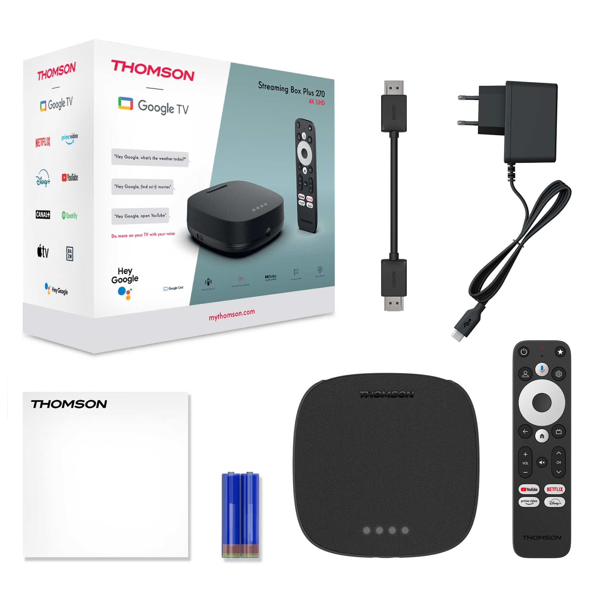 Google TV Streaming Box Plus 270 (4K)