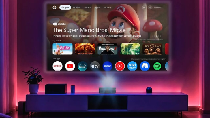 Come va il THOMSON Sirius, proiettore portatile laser a tiro ultra corto