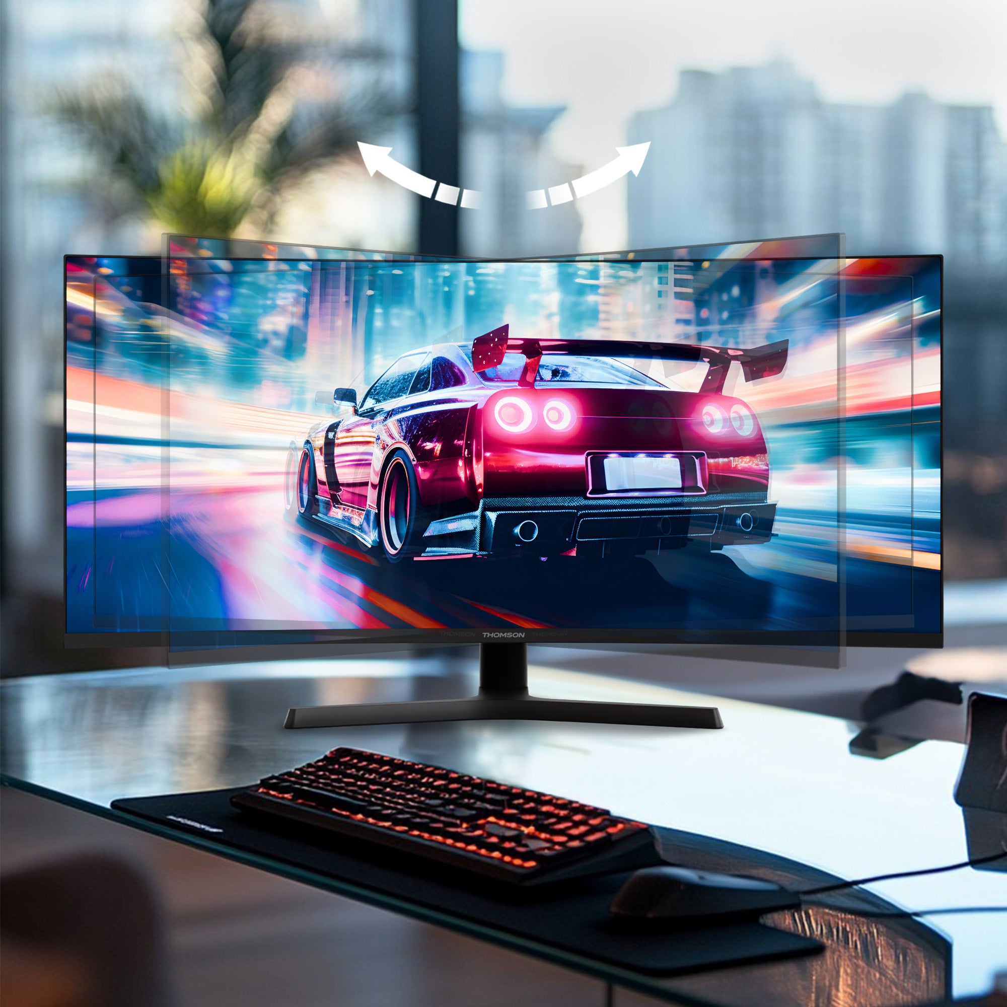 Gaming Monitor 34" WQHD Curved