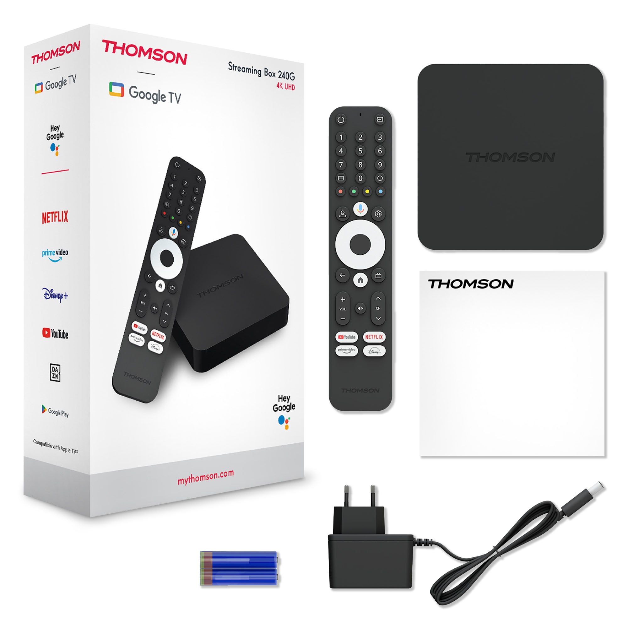 Google TV Streamer 4K UHD | THOMSON Smart TV Box 240