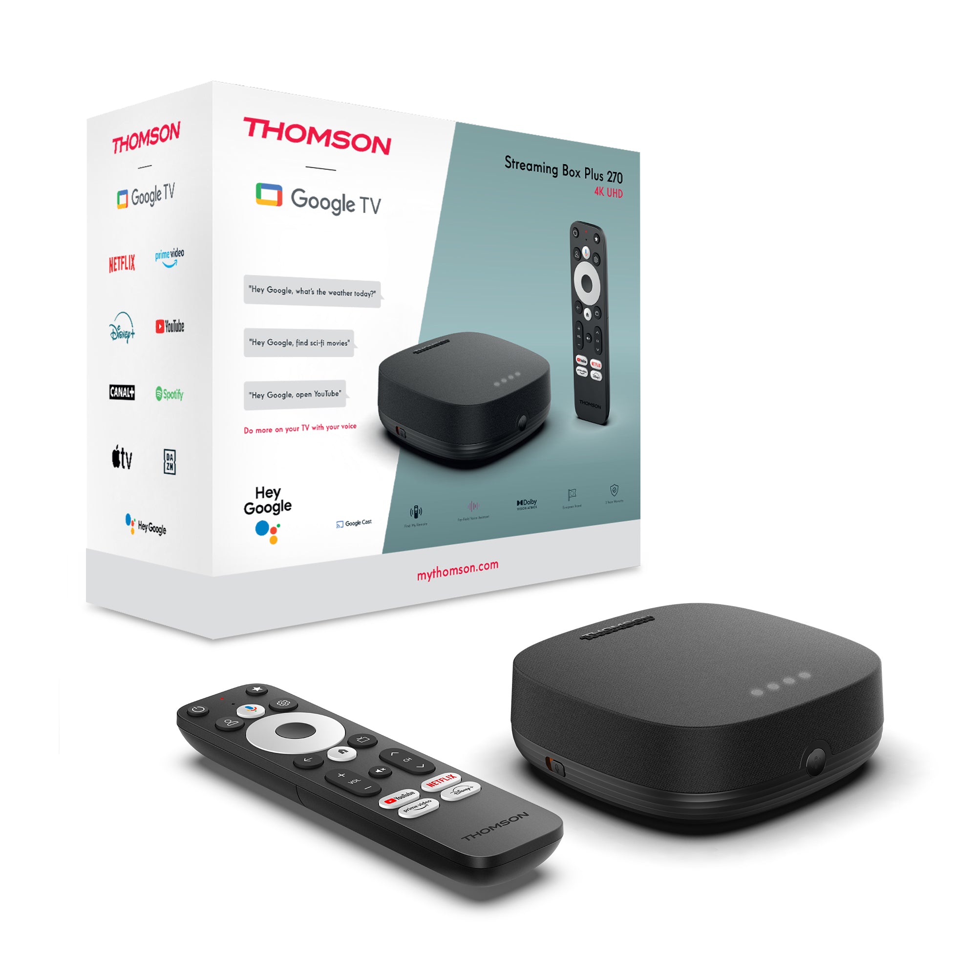 Google TV Streaming Box Plus 270 (4K)