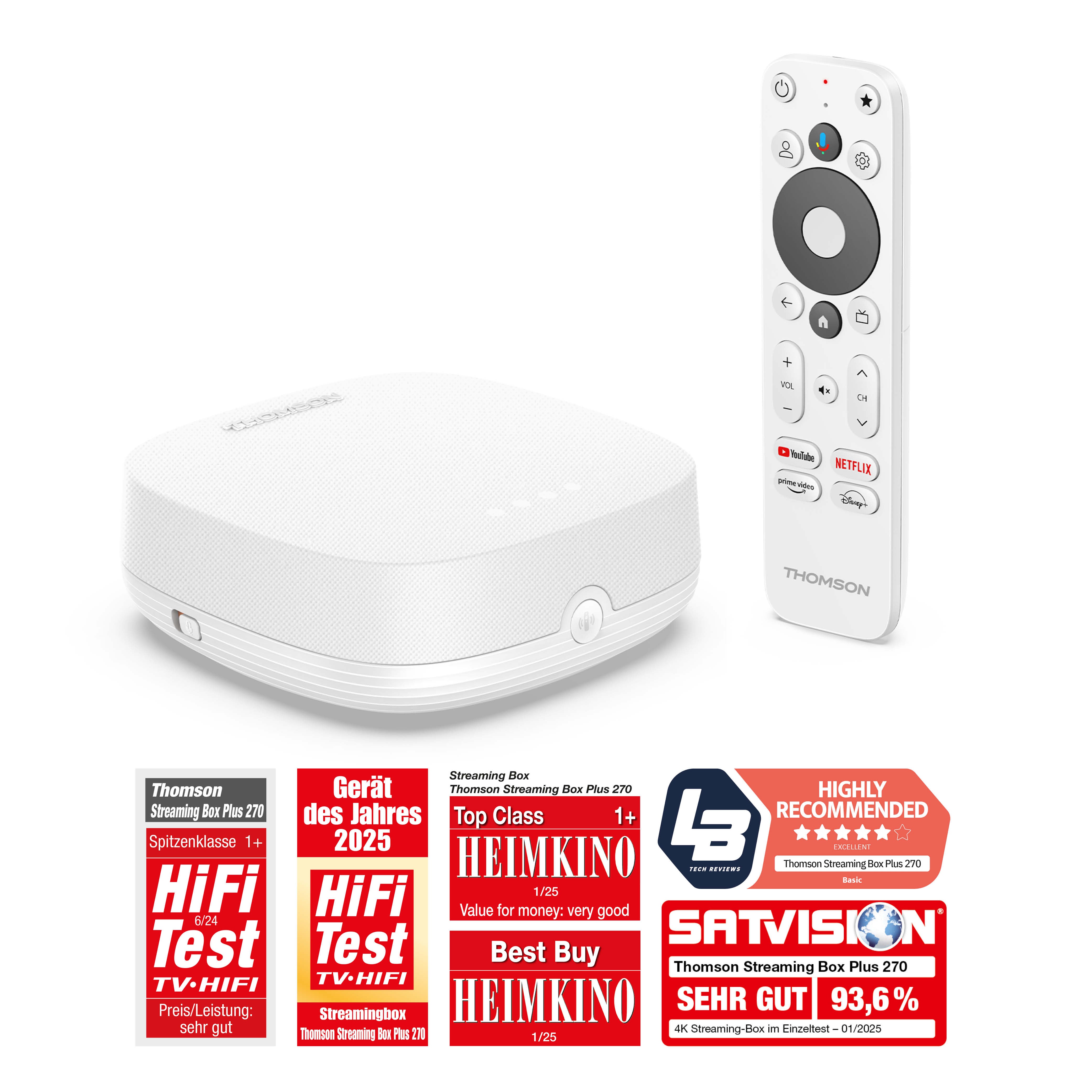 Google TV Streaming Box Plus 270 (4K)