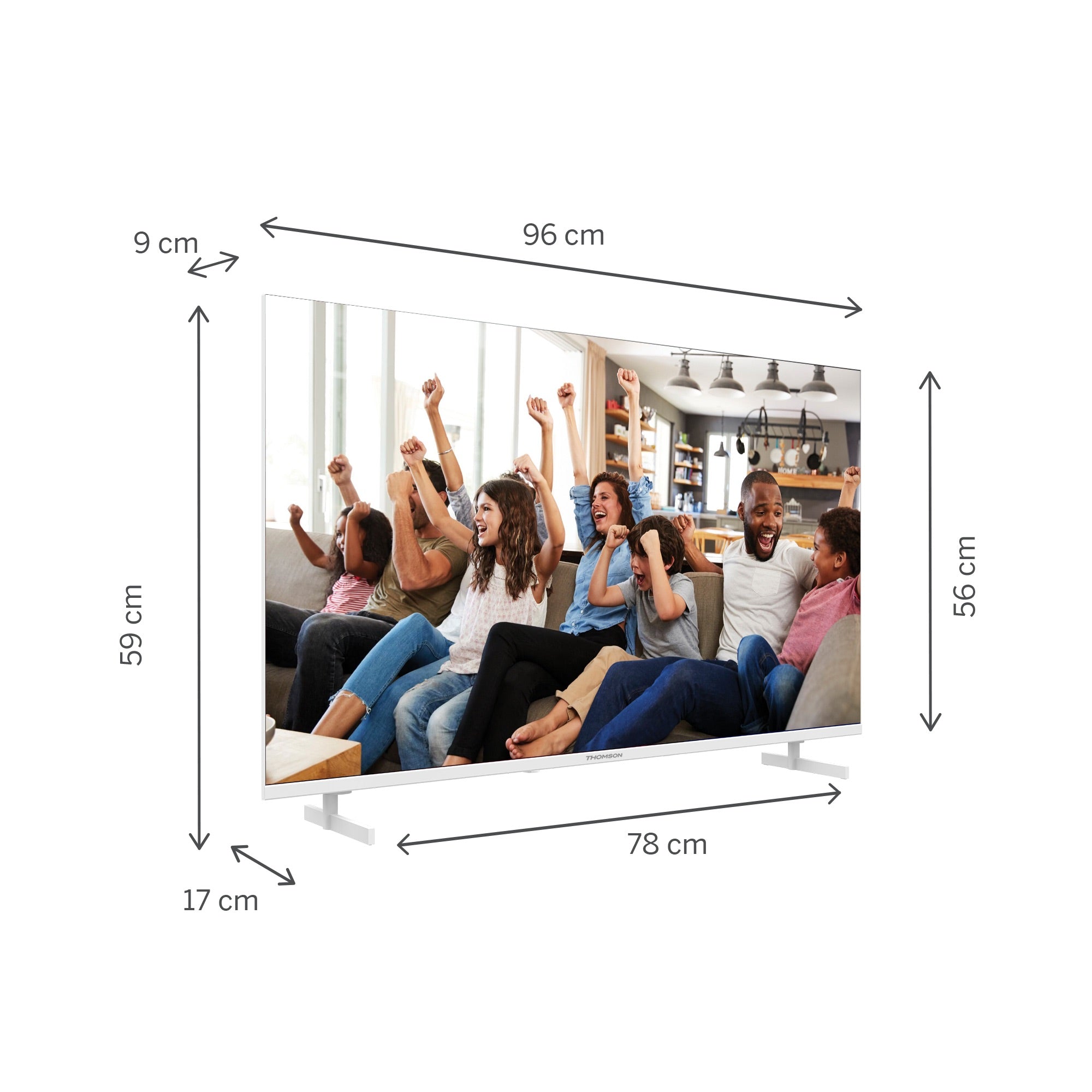 Google TV UHD Side Feet