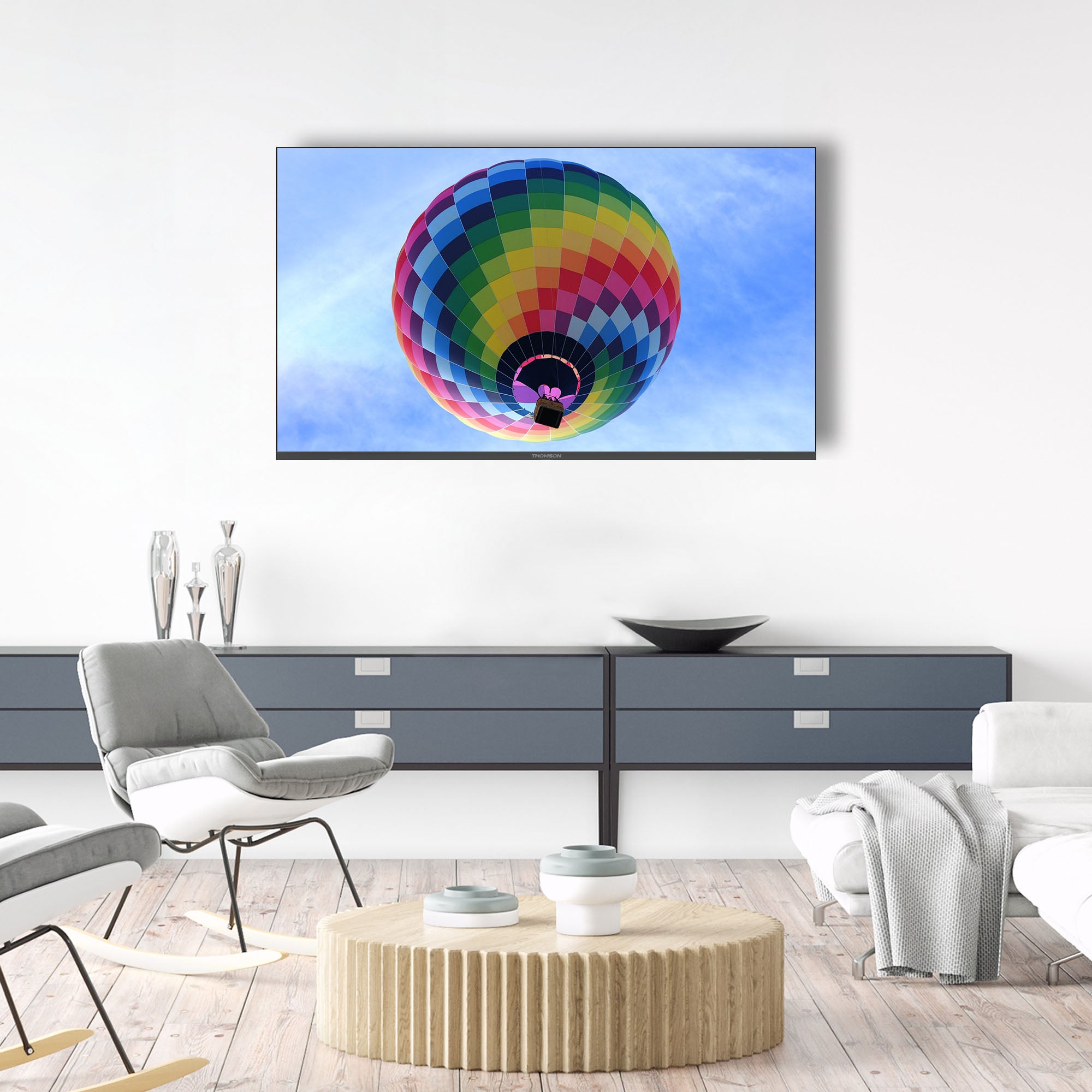 Google TV QLED Side Feet