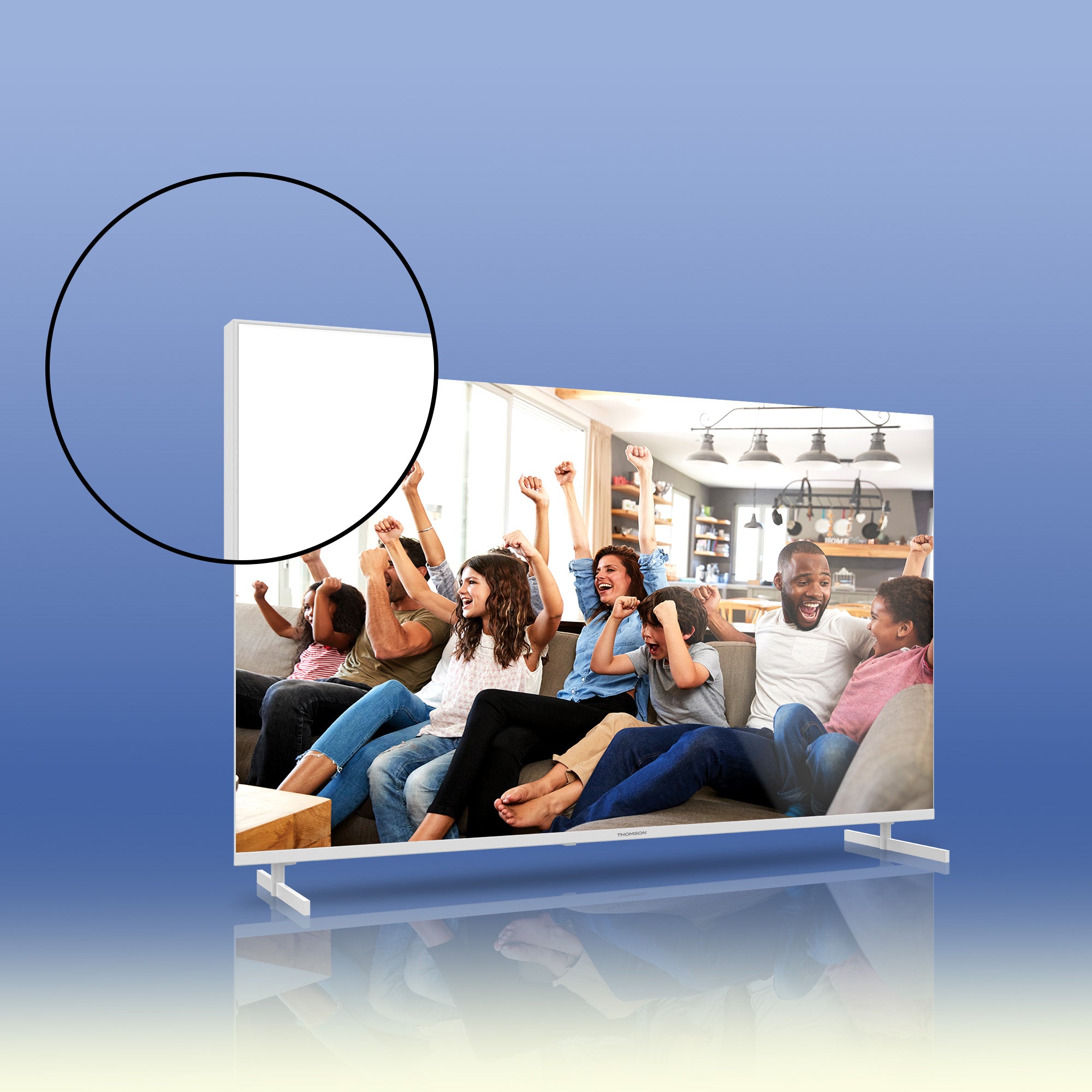 Google TV UHD Side Feet