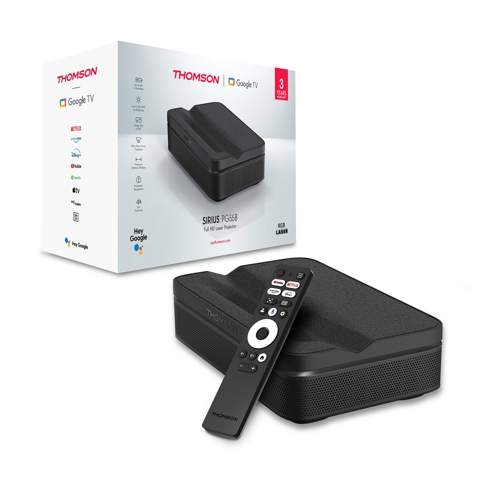 THOMSON Full HD Laser Smart Projector | Ultra Short Throw Tech