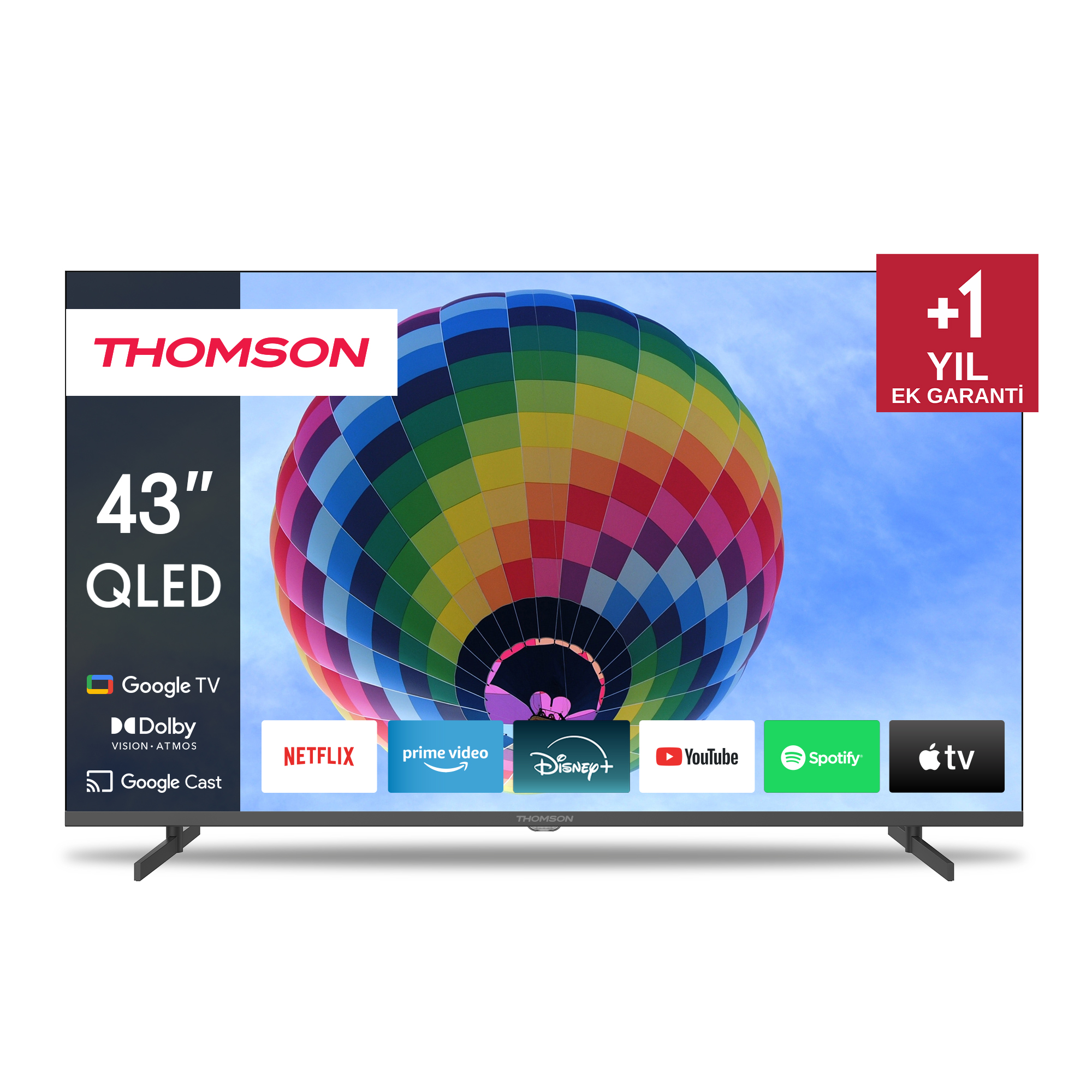Thomson Google TV QLED Side Feet Thomson Google TV QLED Side Feet