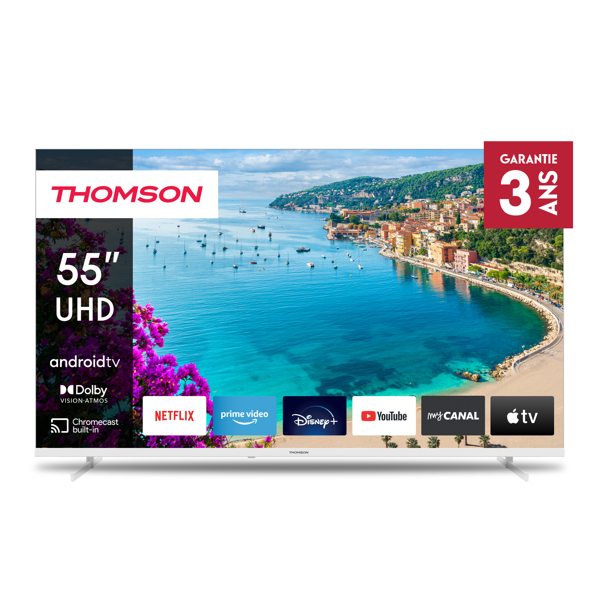 Thomson Android TV 55" UHD White