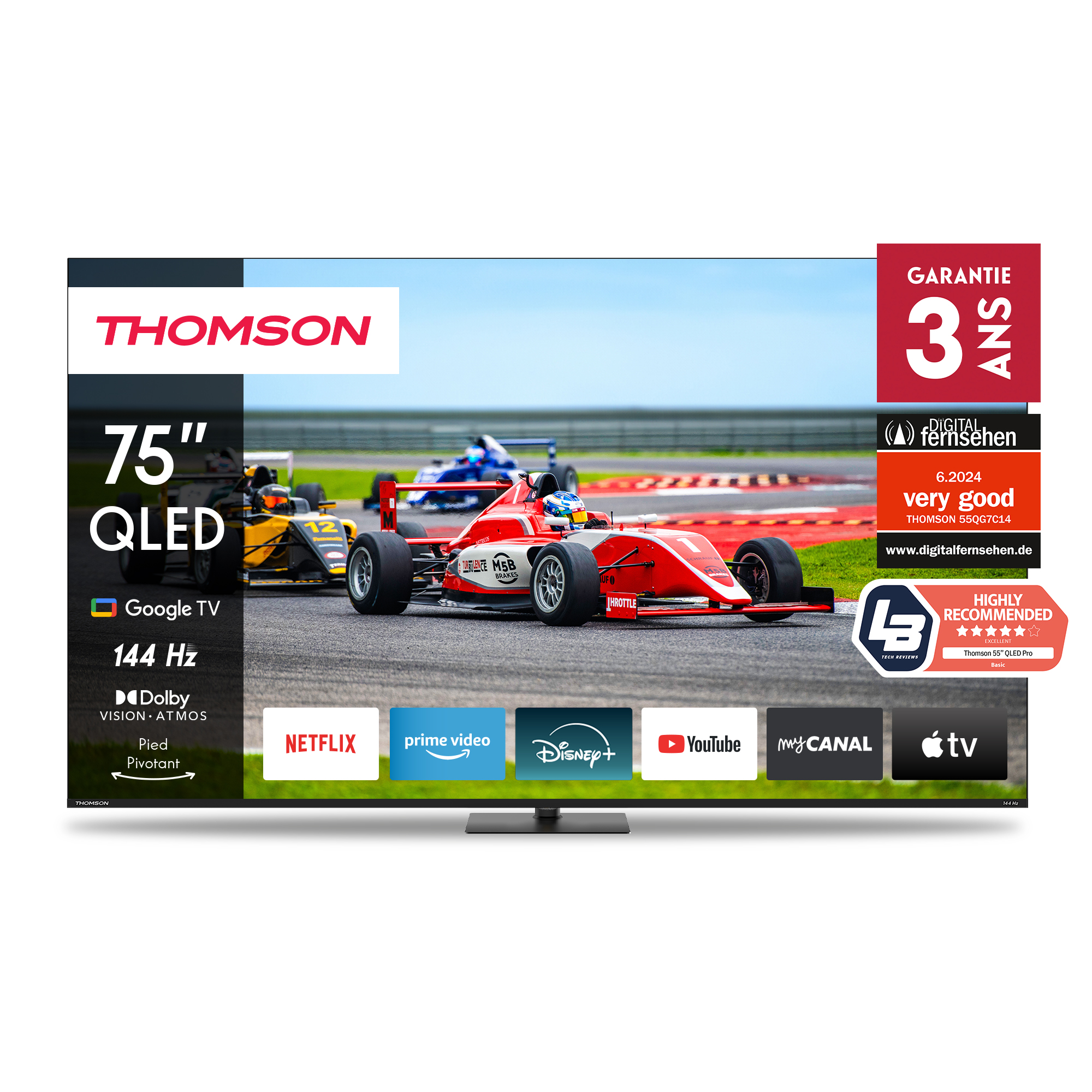 Thomson Google TV 75" QLED Pro Thomson Google TV 75" QLED Pro