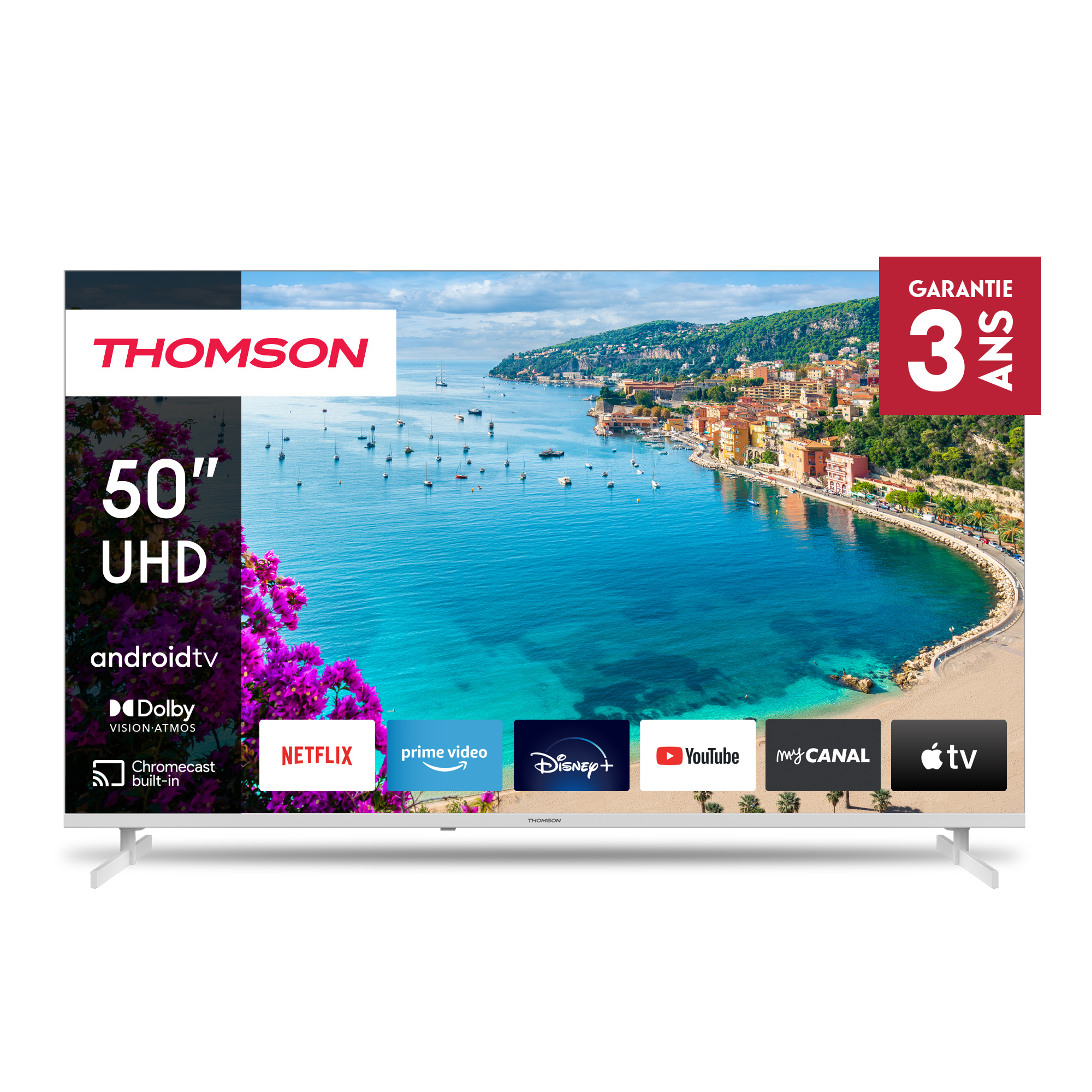 Thomson Android TV 50" UHD White Thomson Android TV 50" UHD White