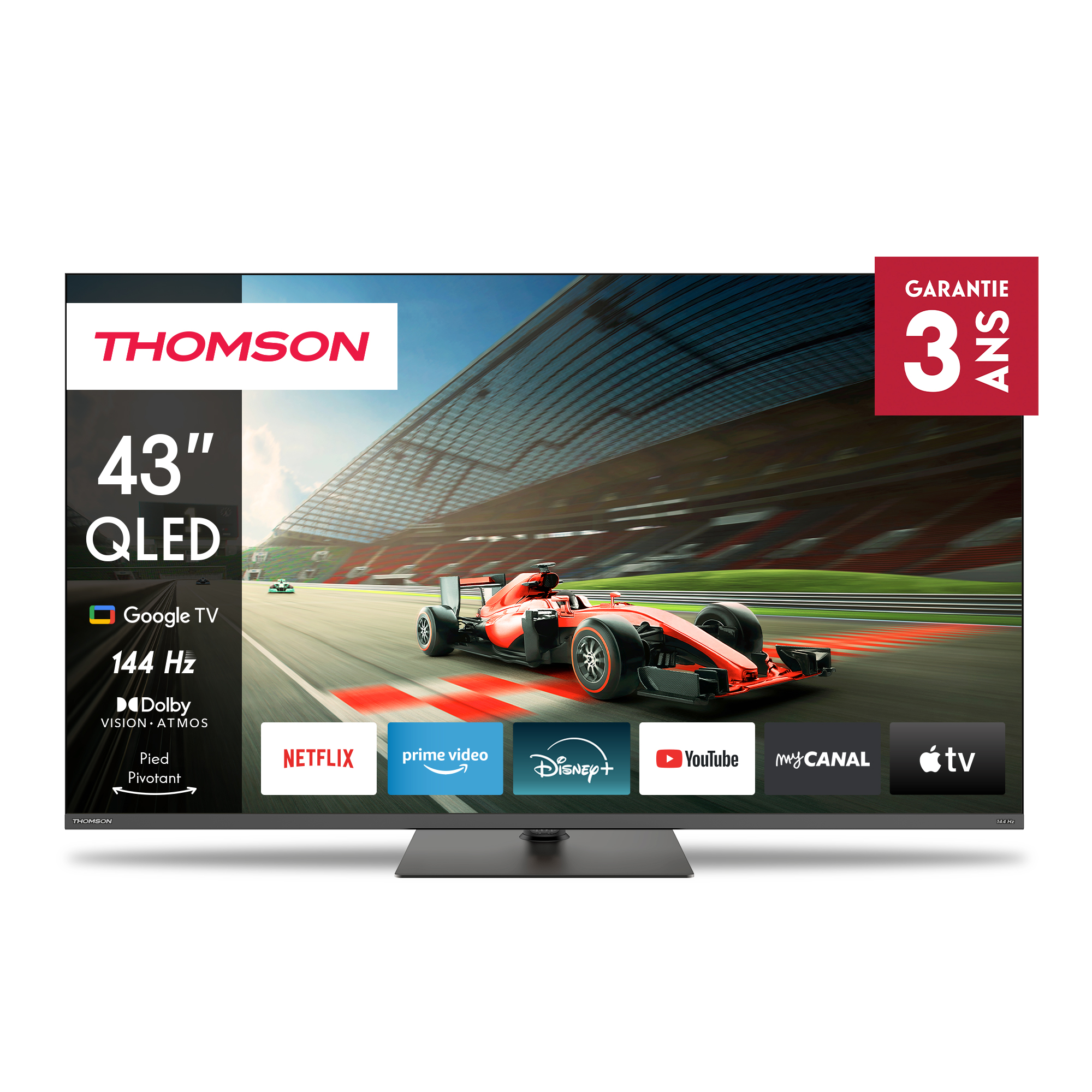 Thomson Google TV QLED Pro Grey Thomson Google TV QLED Pro Grey