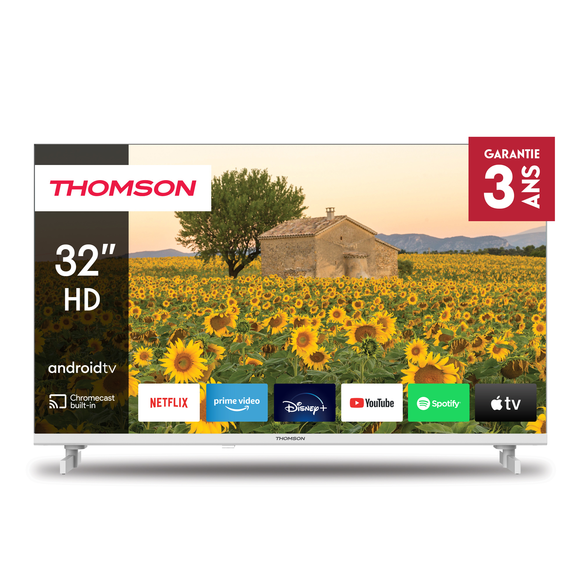 Thomson Android TV 32'' HD White Thomson Android TV 32'' HD White
