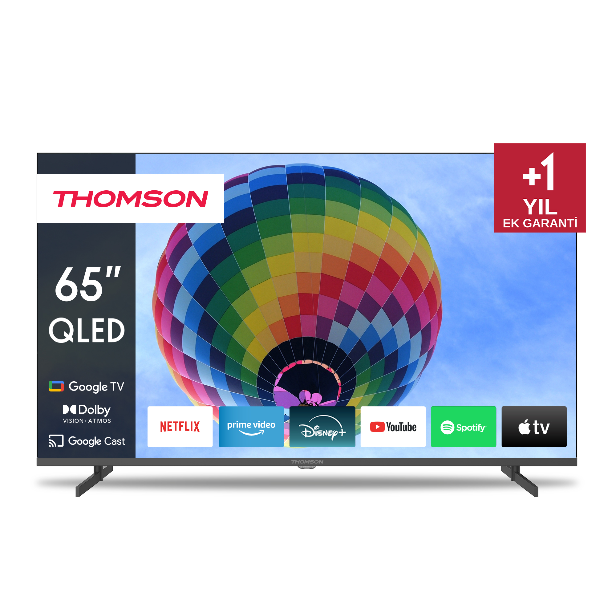 Thomson Google TV 65" QLED Side Feet Thomson Google TV 65" QLED Side Feet