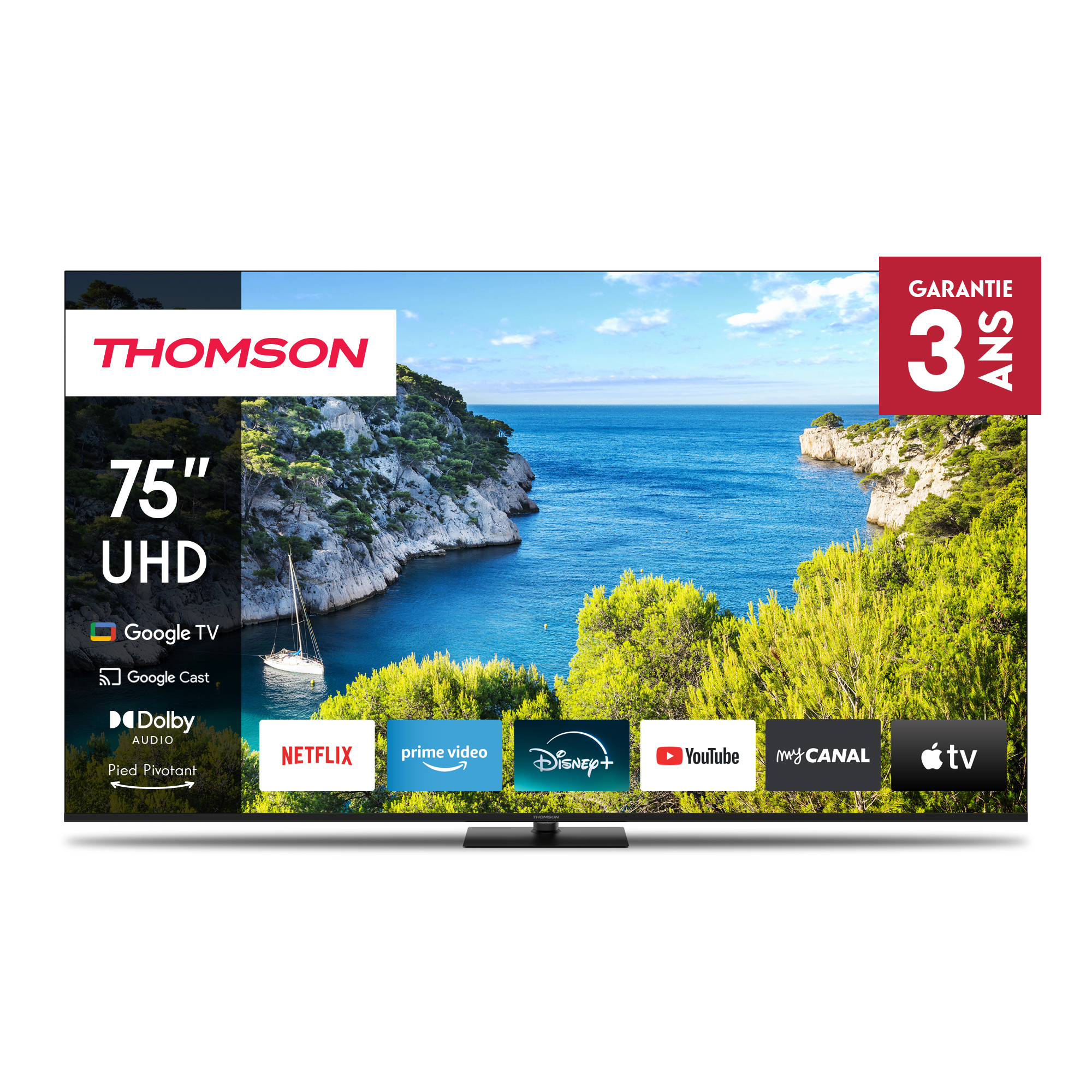 Thomson Google TV 75" UHD