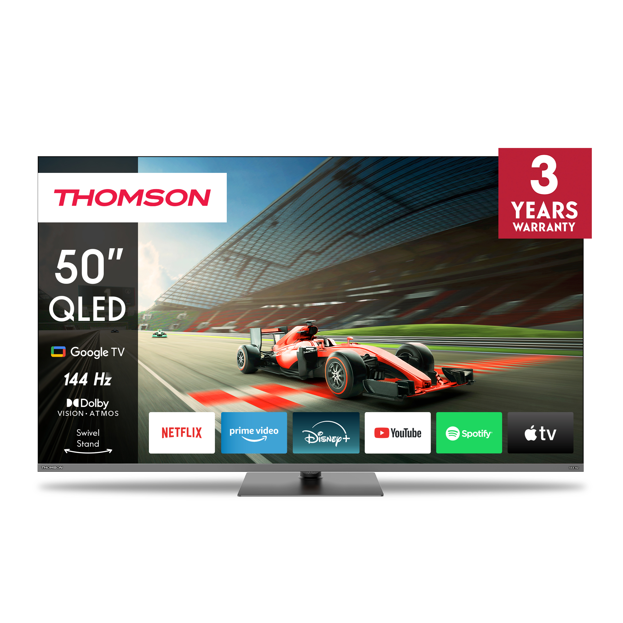 Thomson Google TV 50" QLED Pro Grey Thomson Google TV 50" QLED Pro Grey