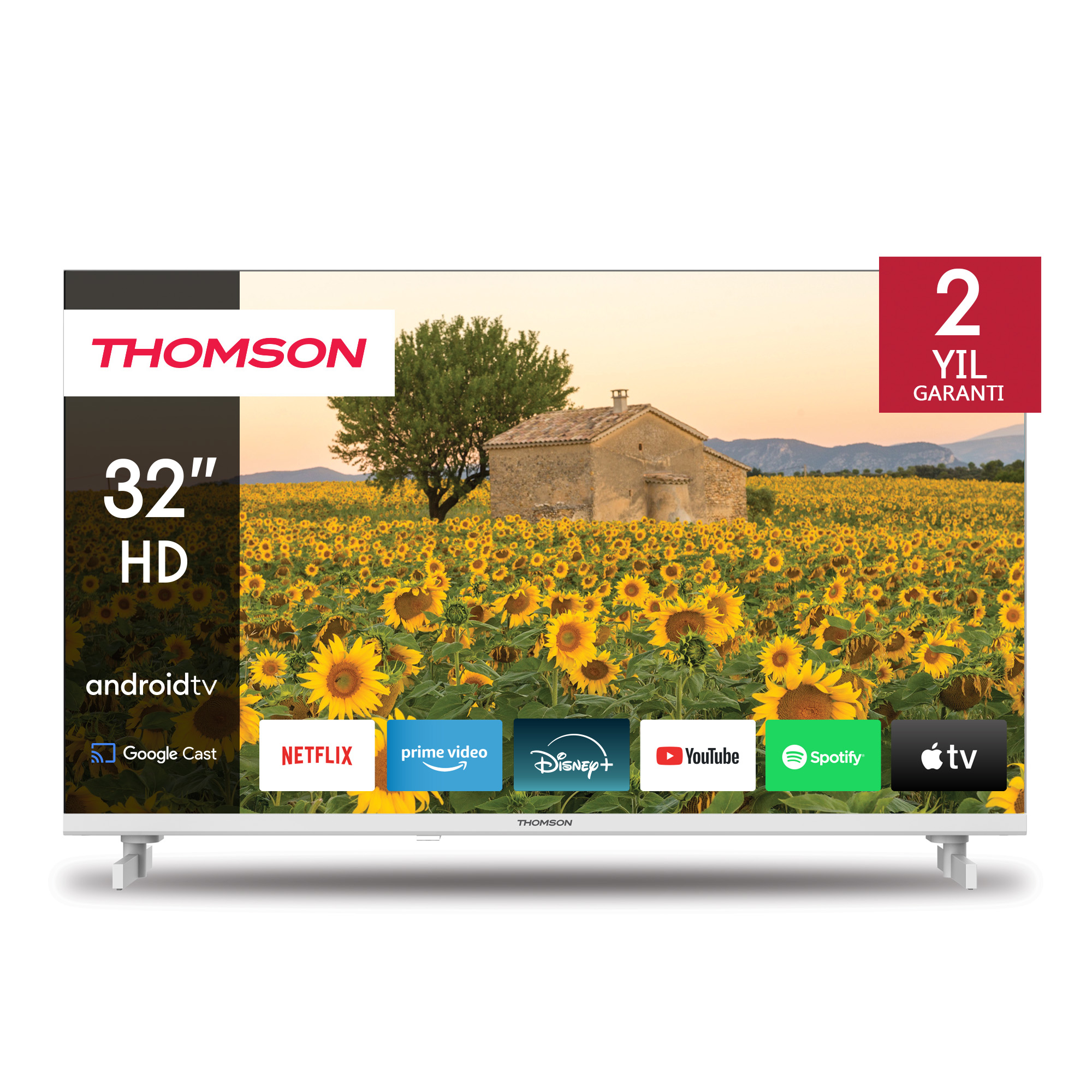 Thomson Android TV 32'' HD Beyaz