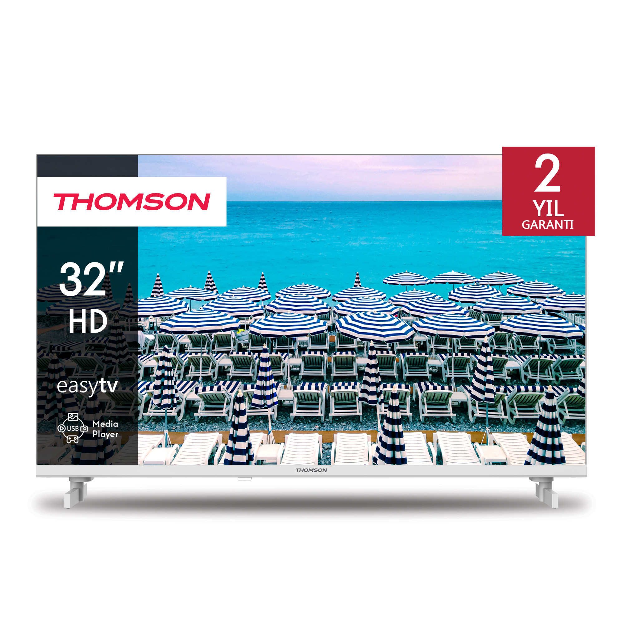 Thomson Easy TV 32" HD Beyaz Thomson Easy TV 32" HD Beyaz