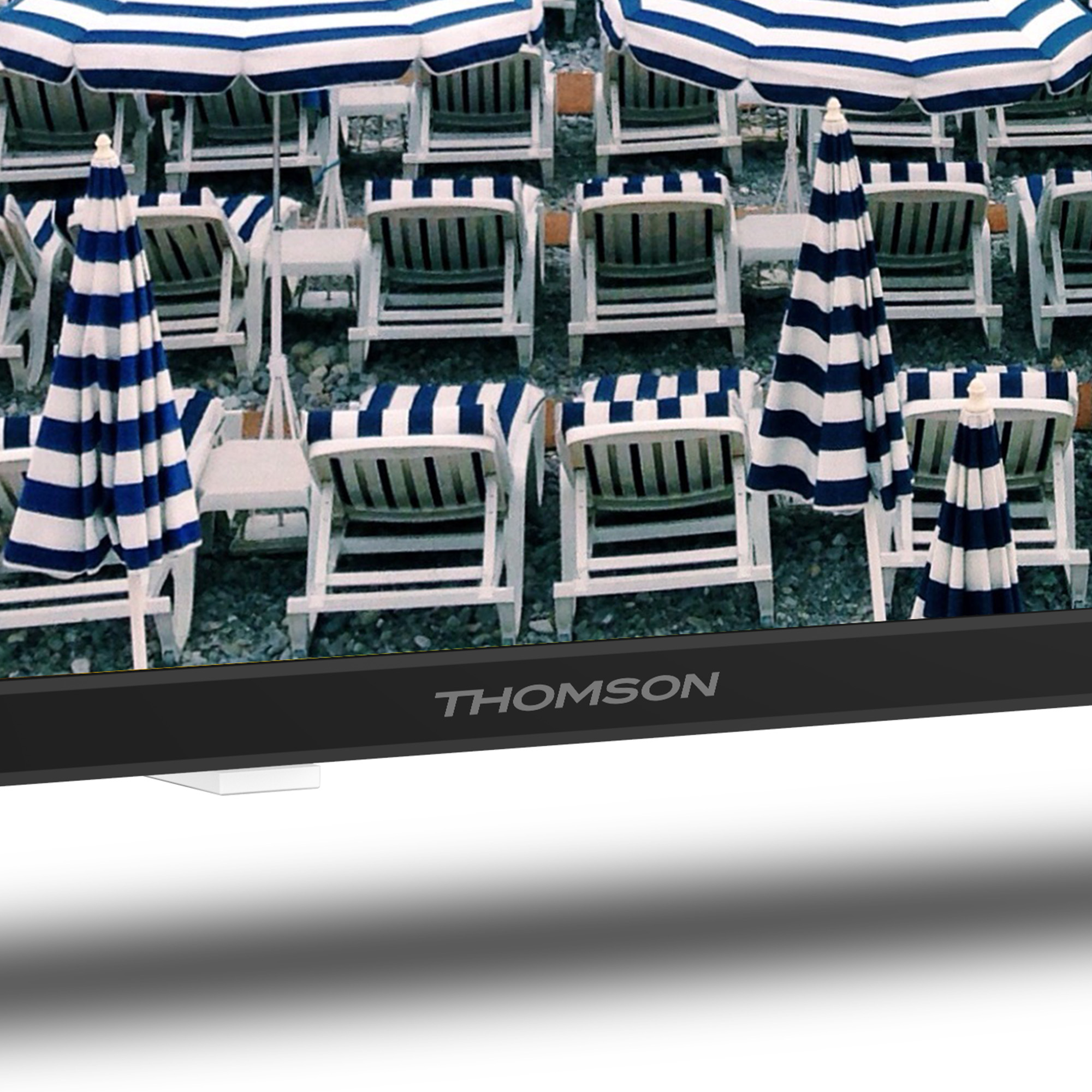 TV Portátil LED 24 12/24V - THOMSON 24HA2S13C Compatible para caravanas y  camiones,, HD, Smart TV, DVB-T2 (H.265), Negro